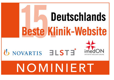 Nominiert für die patientenfreundlichste Website